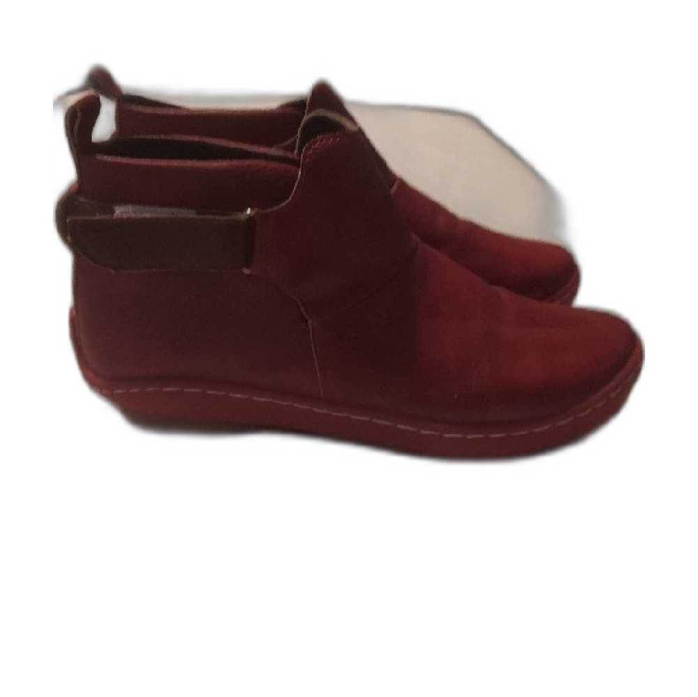Red Ankle Boots